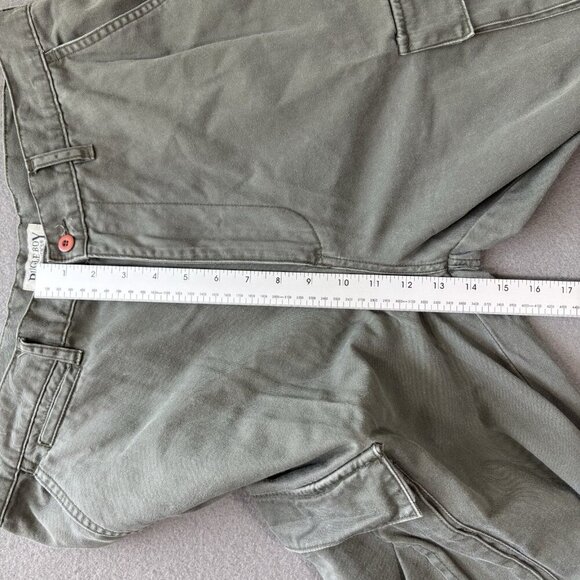 VINTAGE Bugle Boy Pants Men’s 36 Green Baggy Cargo Skater Grunge Y2K Relaxed 90s - Picture 9 of 16
